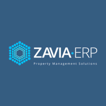 Logo de ZAVIA ERP, software de gestión hotelera en la nube